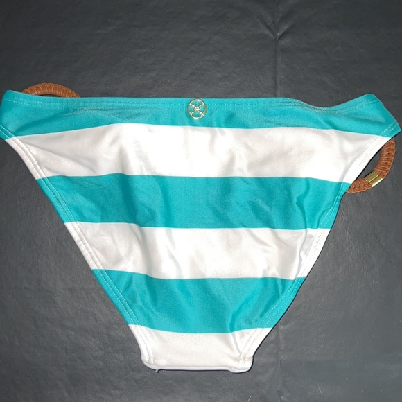 ViX by Paula Hermanny Cosmo Ring Full Turquoise Bikini Bottoms Sz S - NWT! - Picture 5 of 12